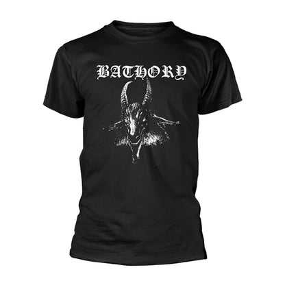 Bathory Unisex T-Shirt: Goat (Back Print) (Black)