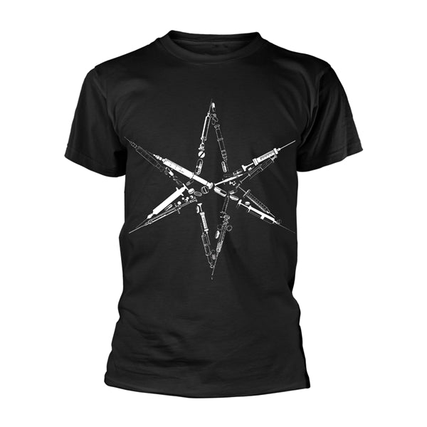 Bring Me The Horizon Unisex T-Shirt: Medicine Hex (Black) (Back Print)