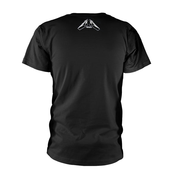 Metallica Unisex T-Shirt: Puppets Faded All Over (Black) (Back Print)