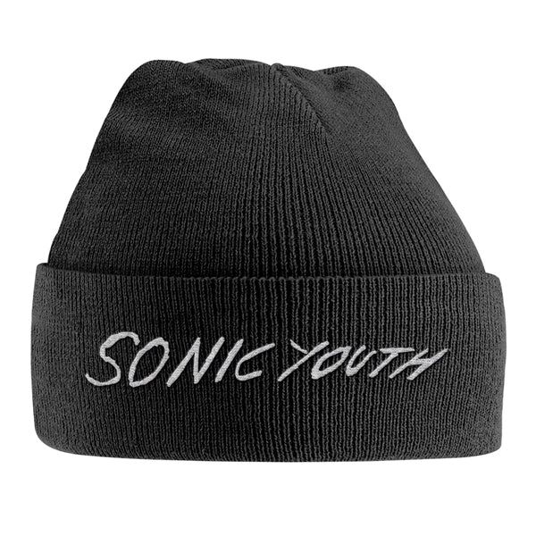 Sonic Youth Unisex Beanie Hat: Goo Logo (Black)