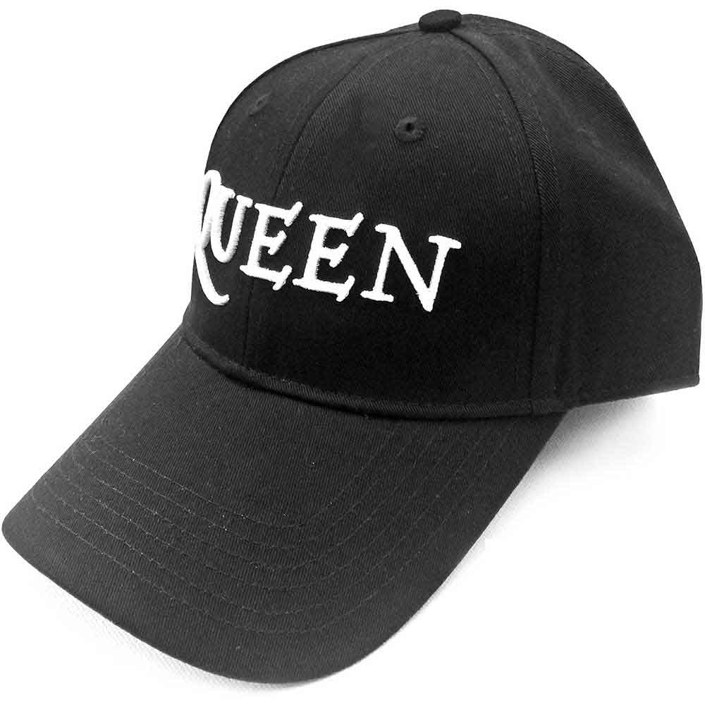 Queen Unisex Baseball Cap: Logo (Black) 