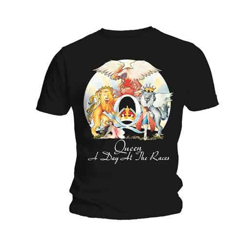 Queen Unisex T-Shirt: A Day At The Races (Black)