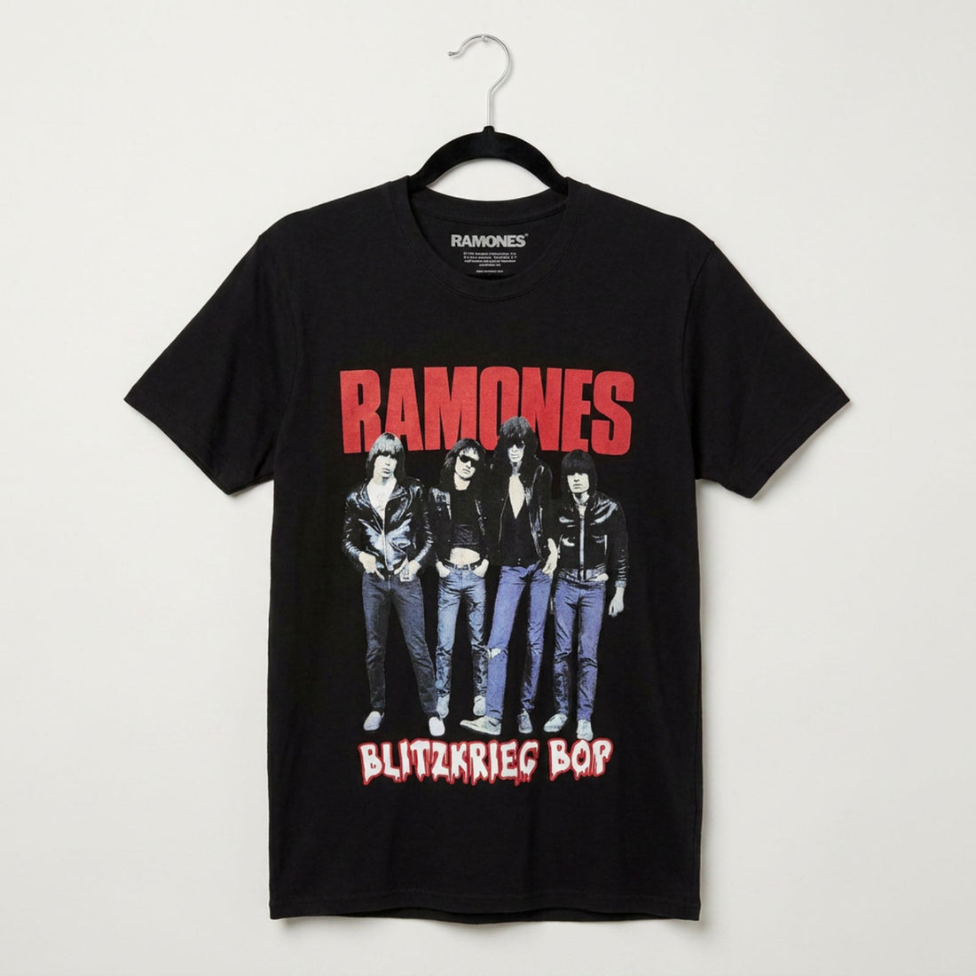 Ramones Unisex Premium Carbon T-Shirt: Blitz (Black)