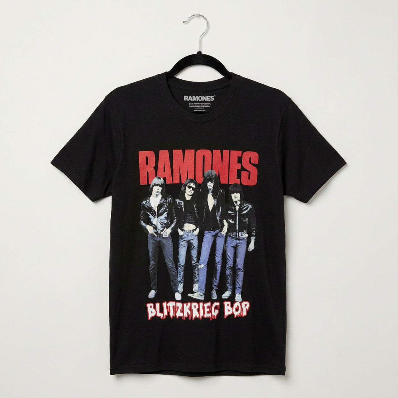 Ramones Unisex Premium Carbon T-Shirt: Blitz (Black)