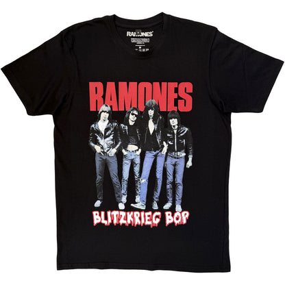 Ramones Unisex Premium Carbon T-Shirt: Blitz (Black)