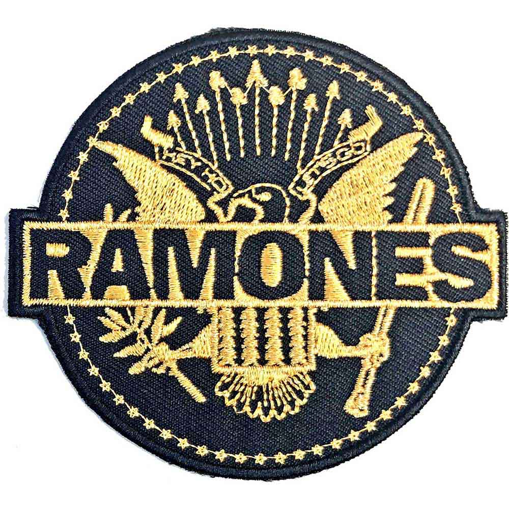 Ramones Standard Patch: Gold Seal 