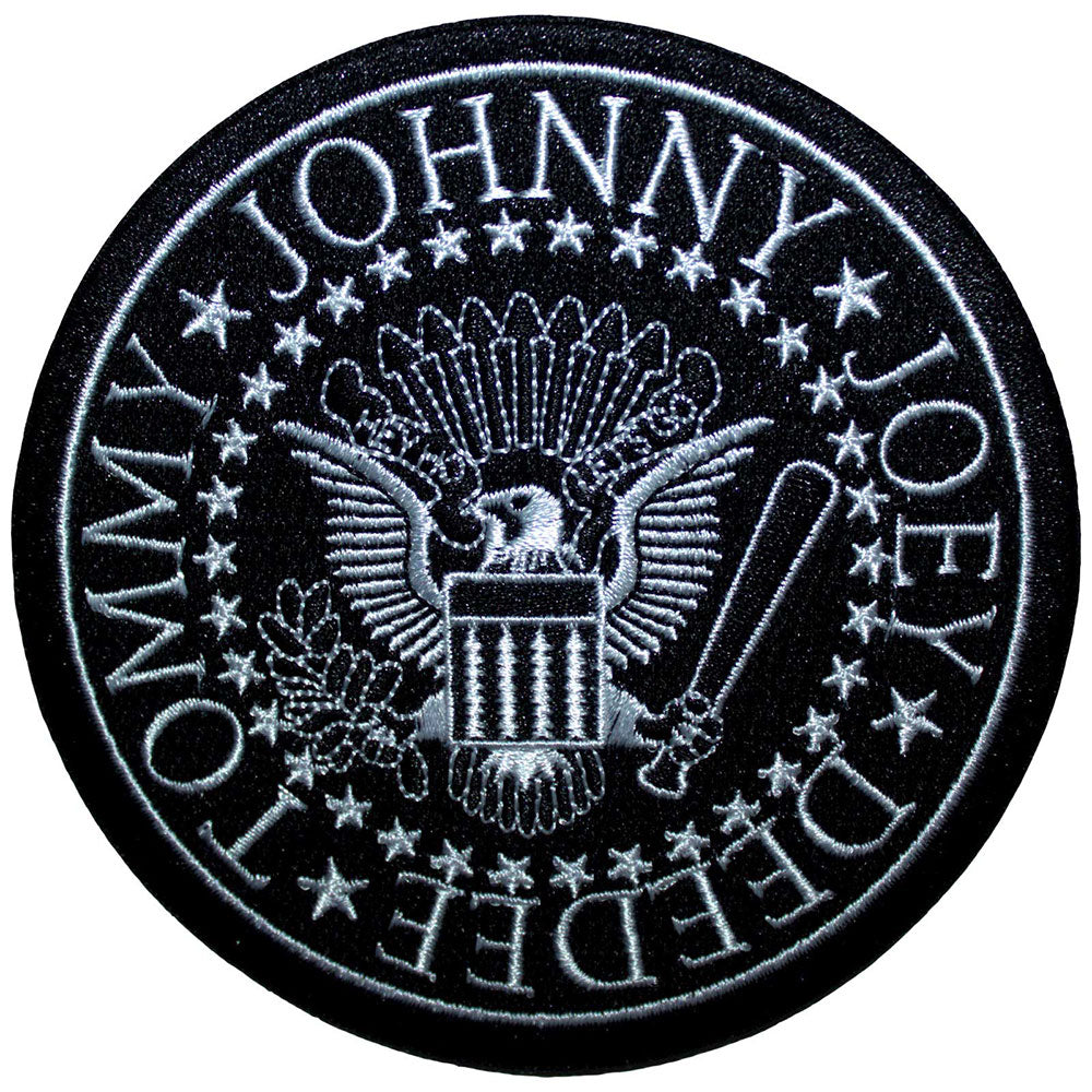 Ramones Standard Patch: Presidential Seal Black (Black) 