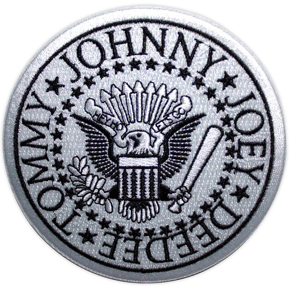 Ramones Standard Patch: Presidential Seal White (White) 