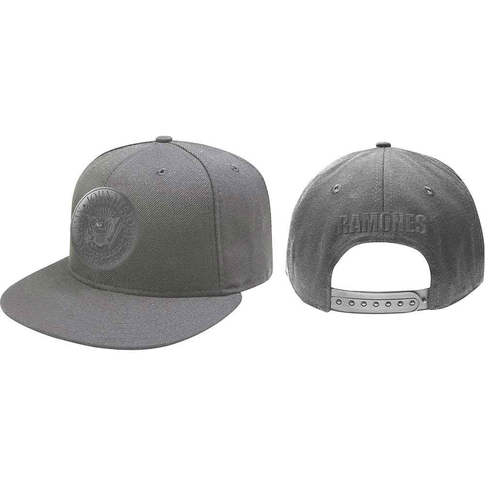 Ramones Unisex Snapback Cap: Presidential Seal (Grey) 