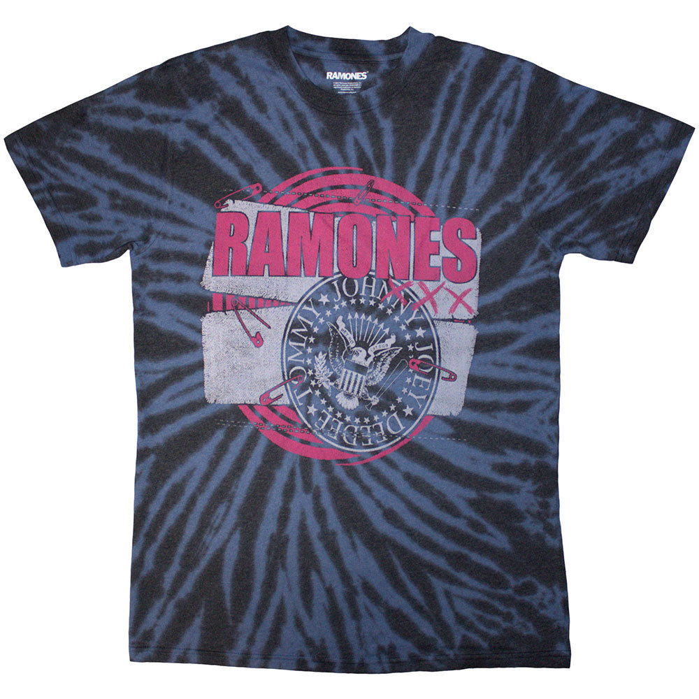Ramones Unisex T-Shirt: Punk P. (Blue) (Wash Collection) 