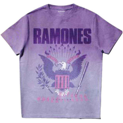 Ramones Unisex T-Shirt: Mondo Bizarro (Purple) (Wash Collection)