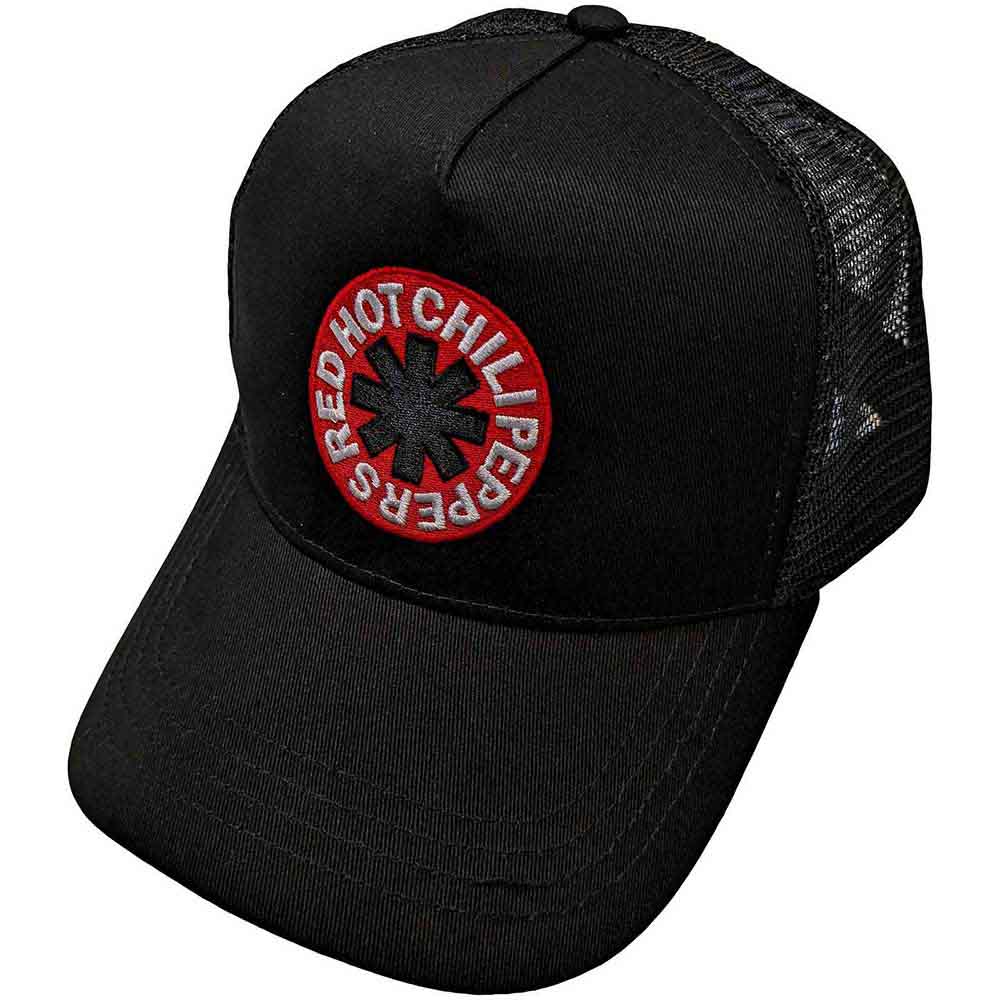 Red Hot Chili Peppers Unisex Mesh Back Cap: Inverse Asterisk (Black) 