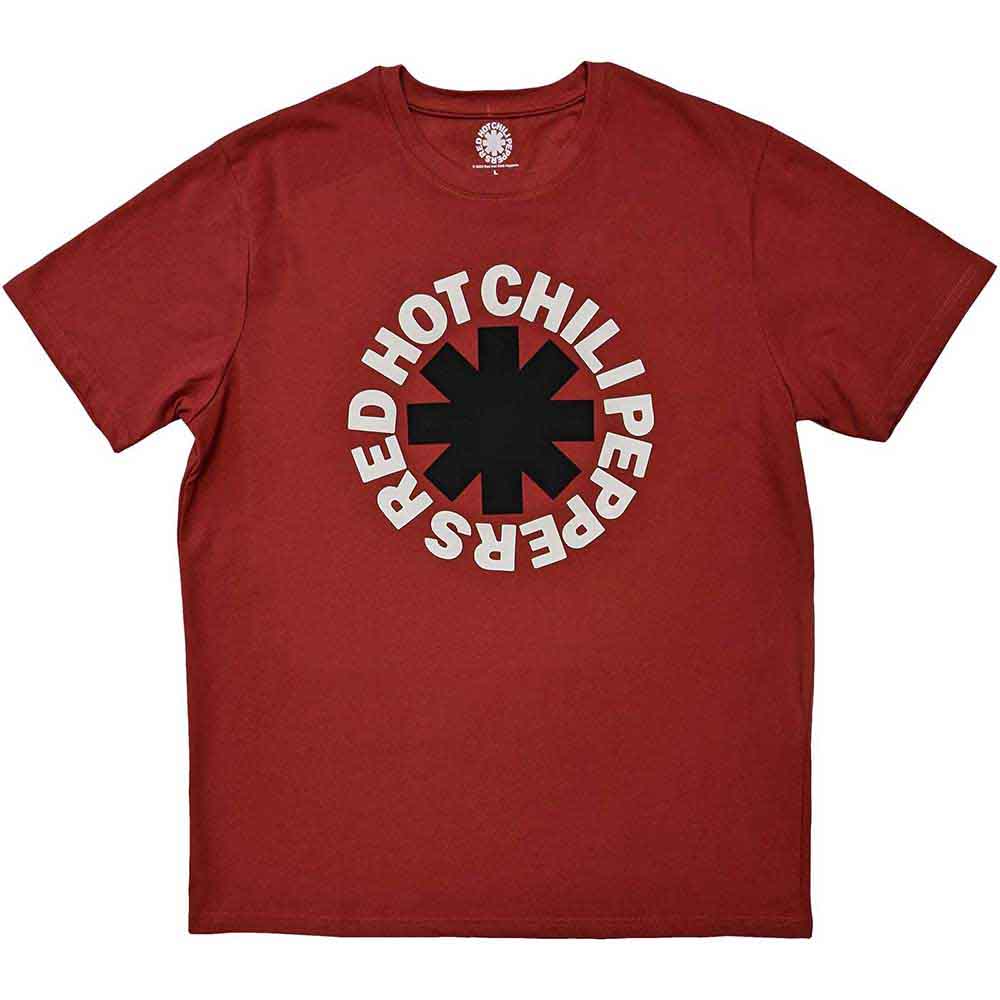 Red Hot Chili Peppers Unisex T-Shirt: Classic Asterisk (Red)