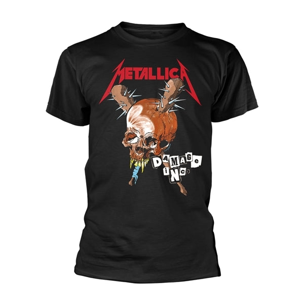 Metallica Unisex T-Shirt: Damage Inc (Black) (Back Print)