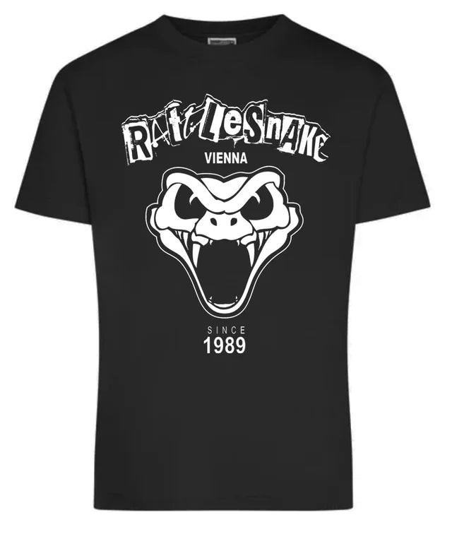 Rattlesnake T-Shirt: Vienna Since 1989 (Black)