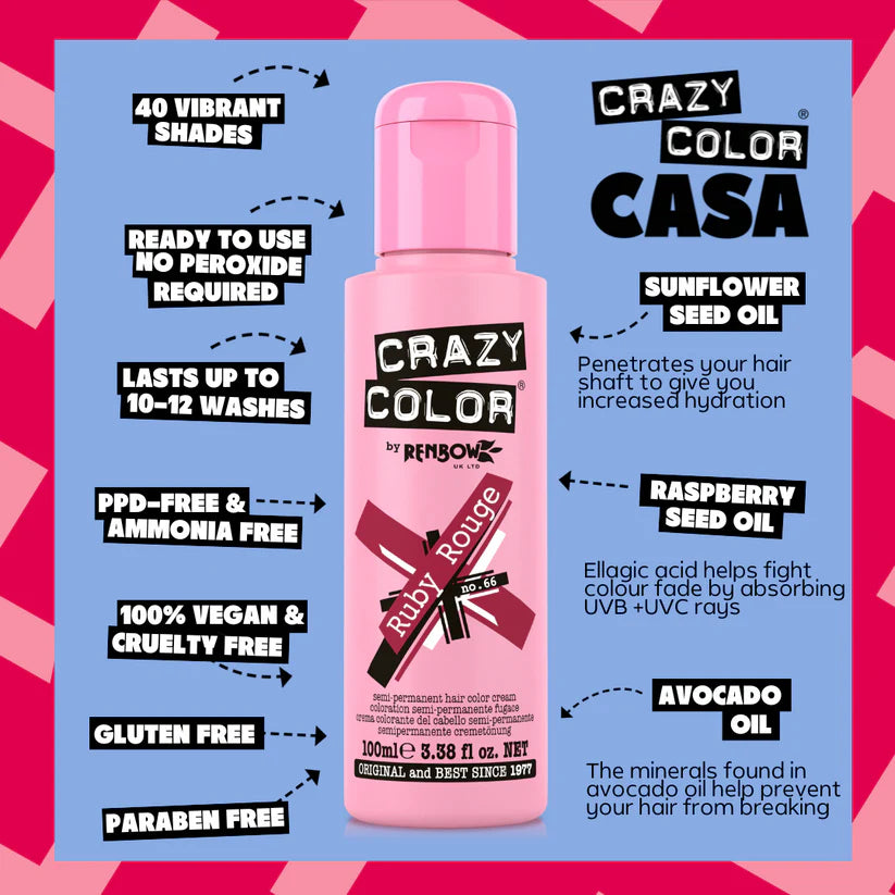 Crazy Color Ruby Rouge