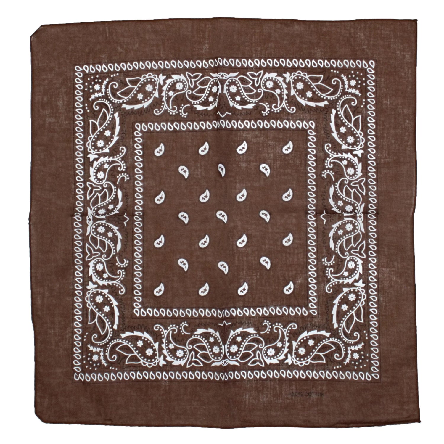 Bandana Paisley Print (Dark Brown)