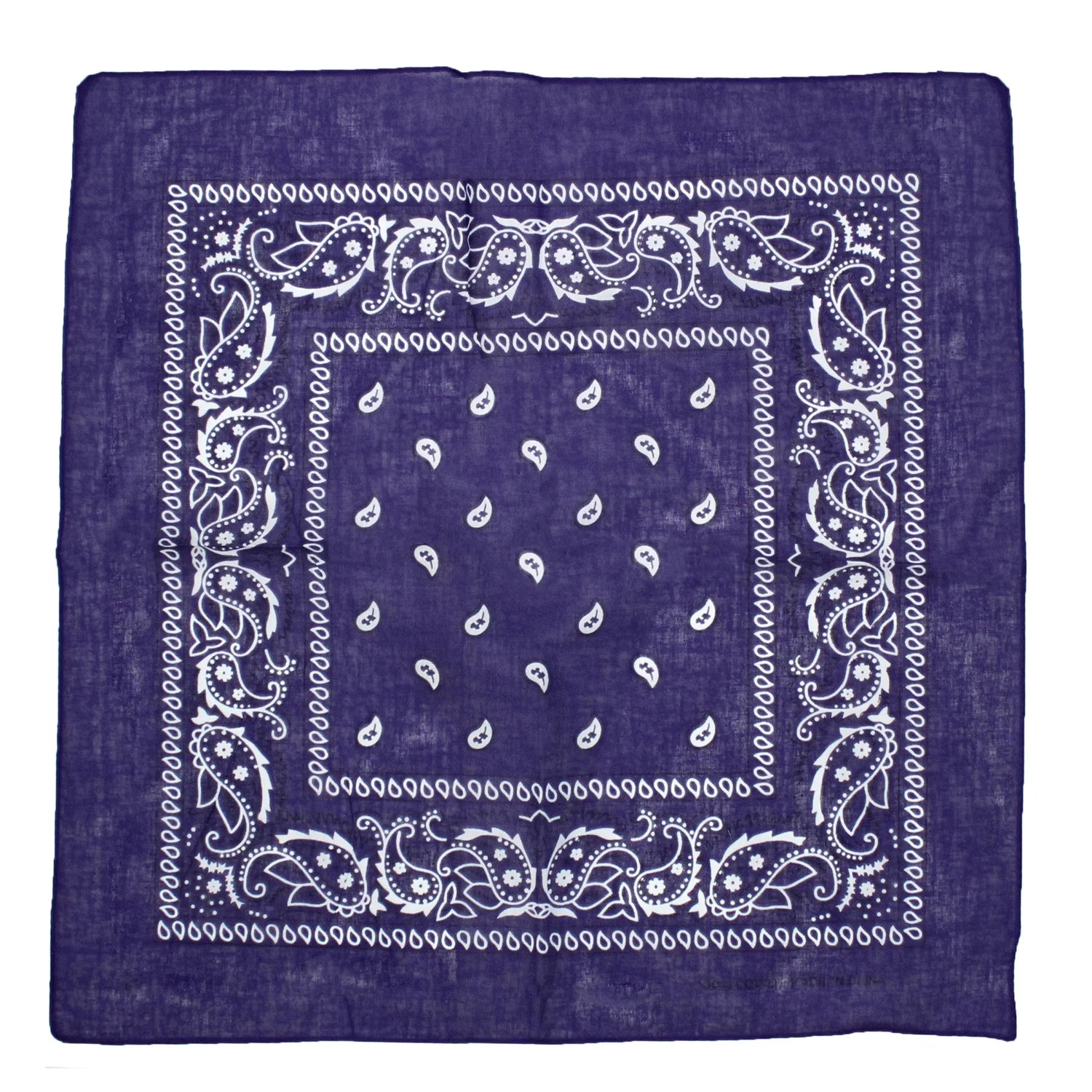 Bandana Paisley Print (Purple)