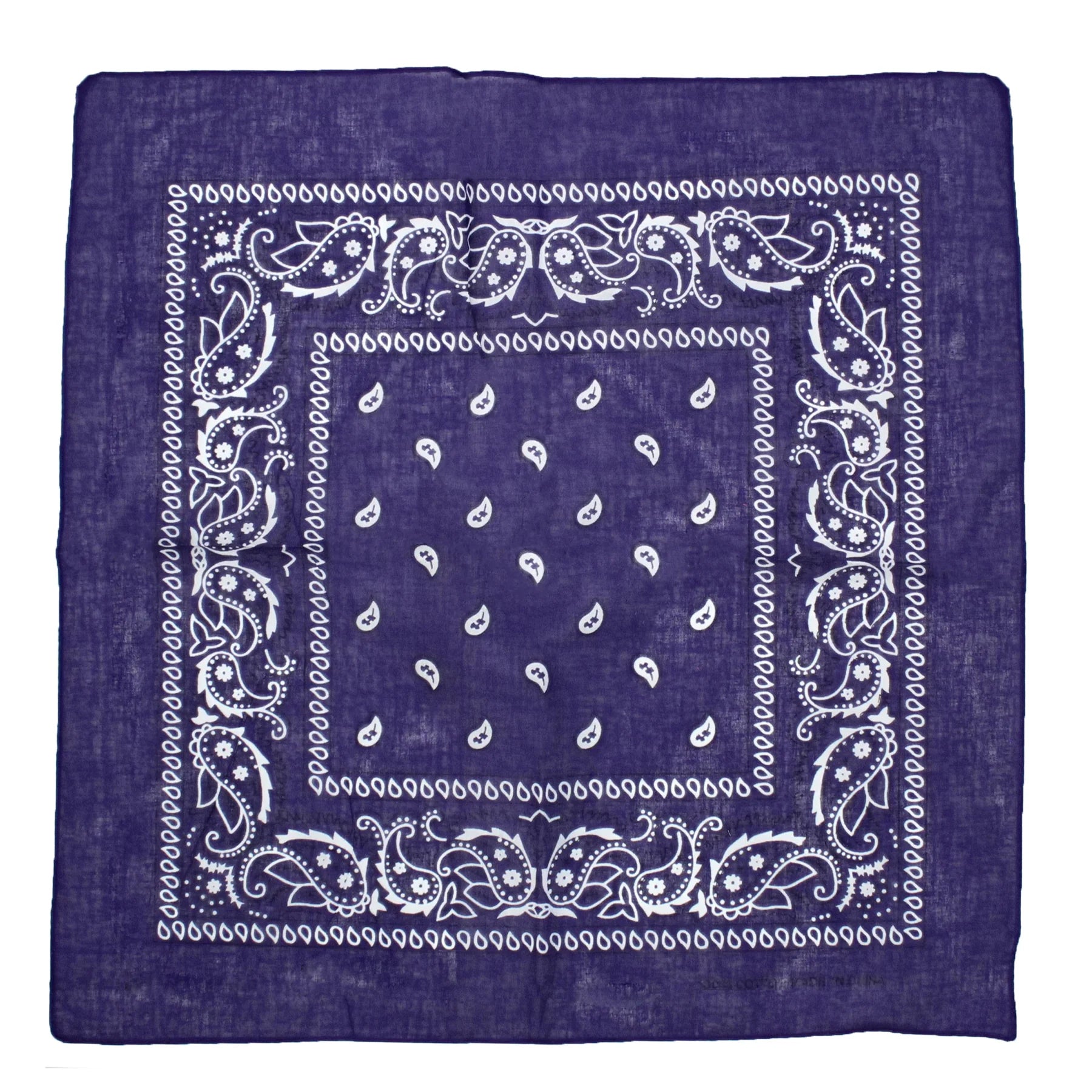 Bandana Paisley Print (Purple)