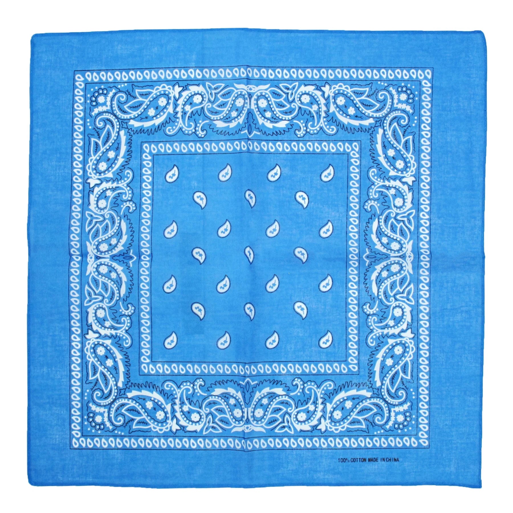 Bandana Paisley Print (Turquoise)