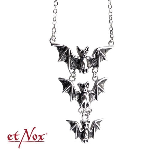 "Bats" Stainless Steel Necklace (✦ etNox)