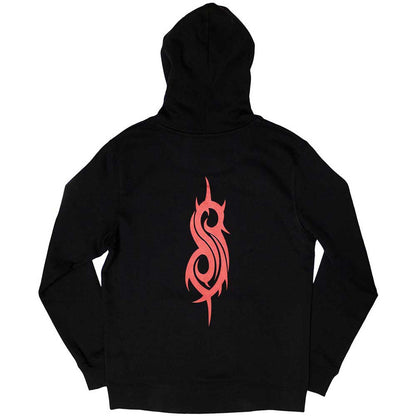 Slipknot Unisex Pullover Hoodie: Logo (Black) (Back Print)