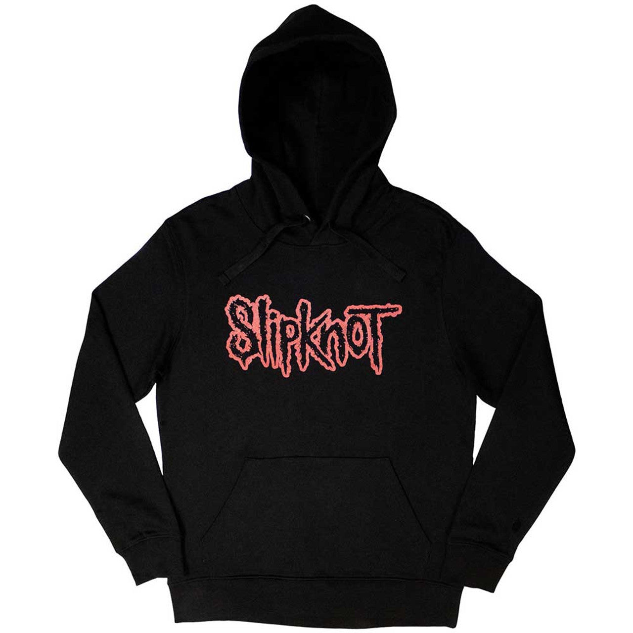 Slipknot Unisex Pullover Hoodie: Logo (Black) (Back Print) 