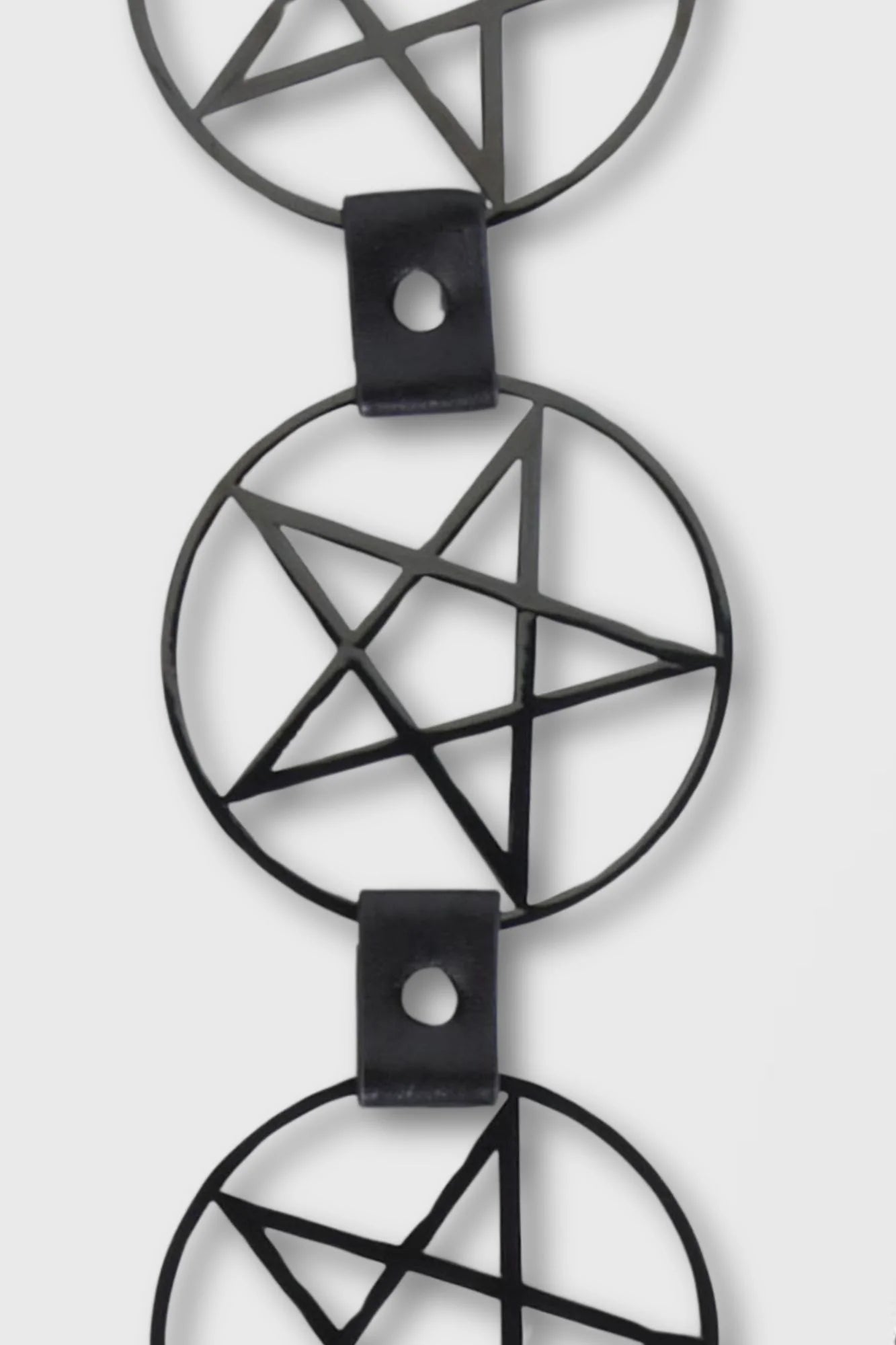 Pentagram Belt - Black or Silver (✦ Killstar)