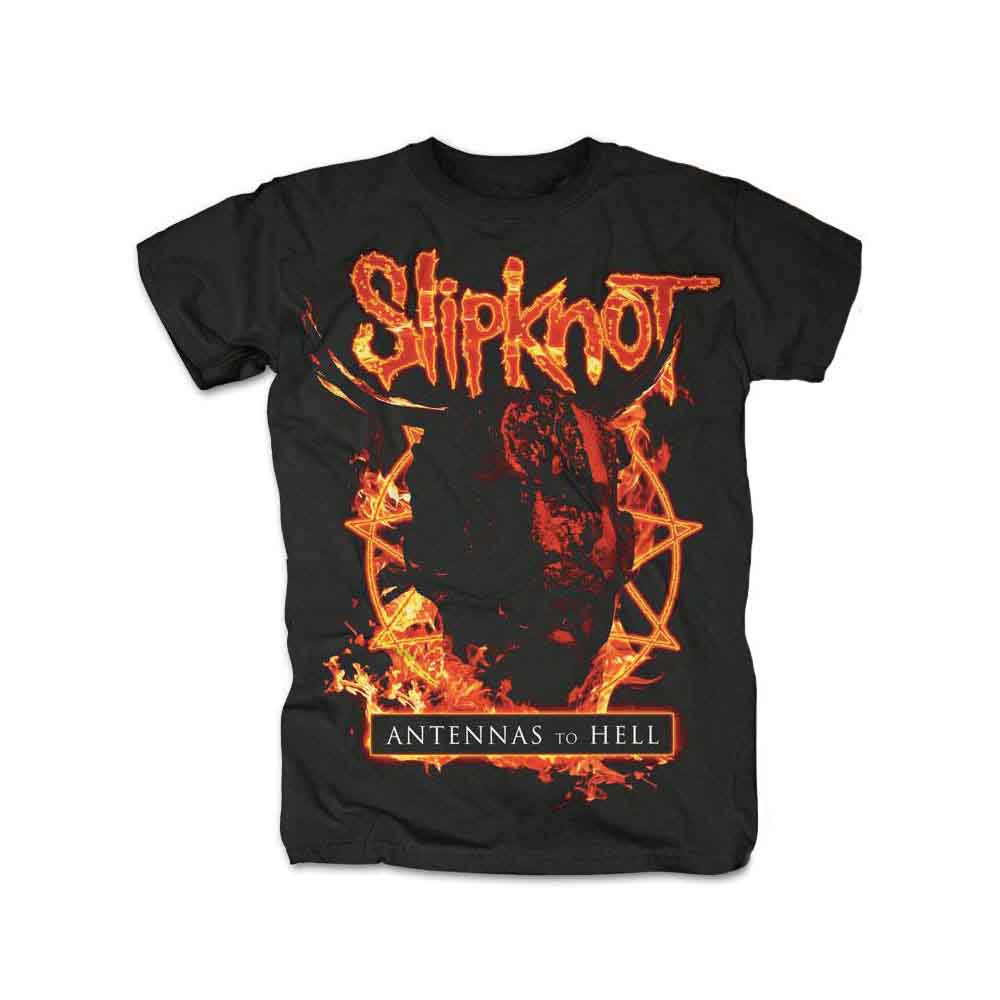Slipknot Unisex T-Shirt: Antennas to Hell (Black)