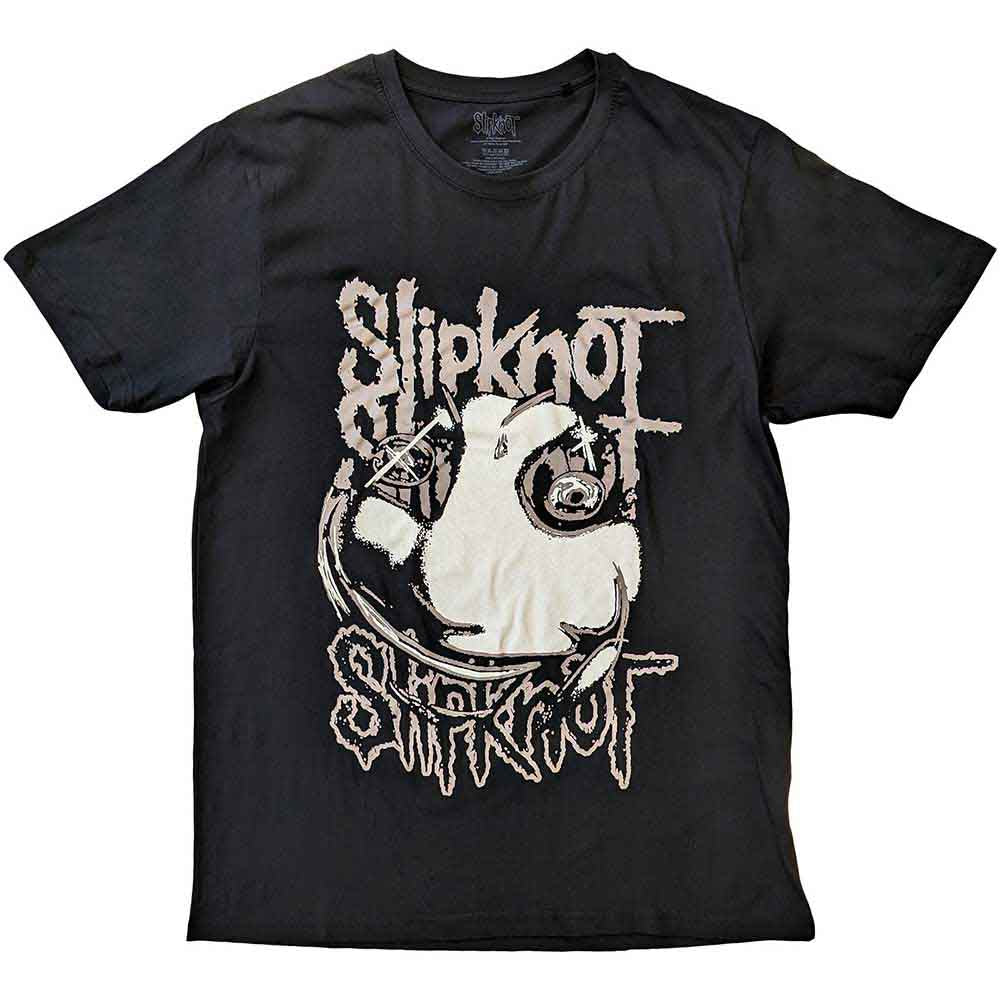 Slipknot Unisex T-Shirt: Maggot (Black) (Back Print)