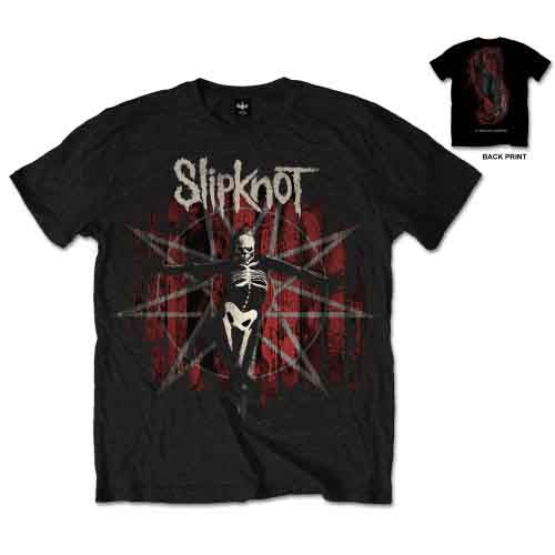 Slipknot Unisex T-Shirt: .5: The Gray Chapter (Black) (Back Print) 