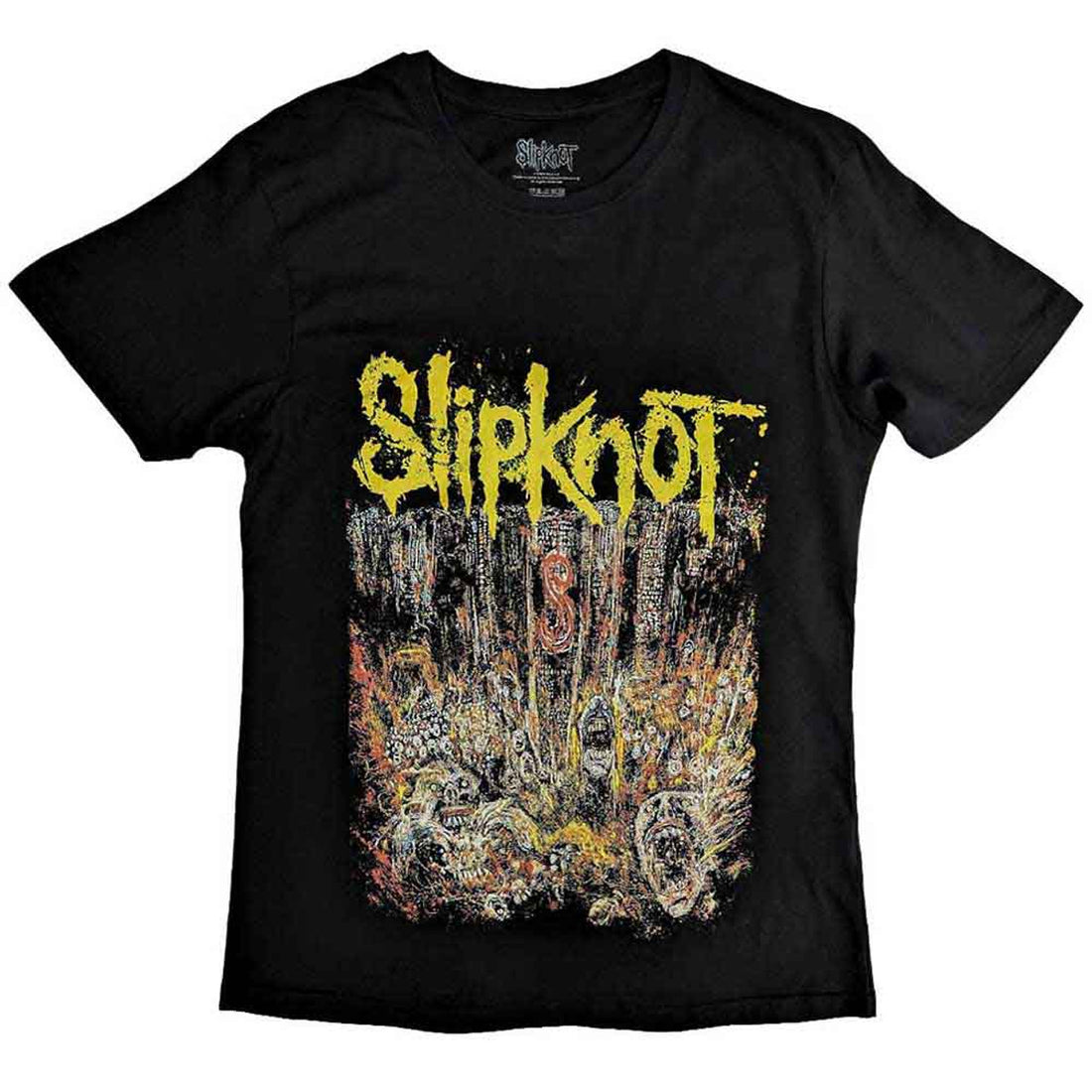 Slipknot Unisex T-Shirt: Live at MSG (Black) (Back Print)
