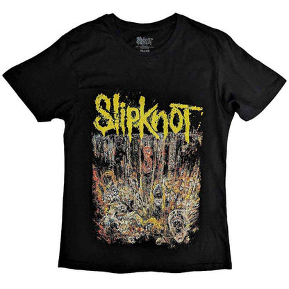 Slipknot Unisex T-Shirt: Live at MSG (Black) (Back Print)