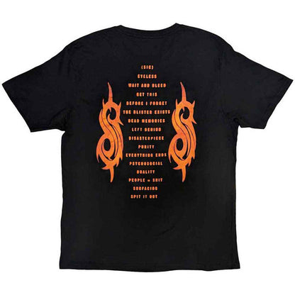 Slipknot Unisex T-Shirt: Live at MSG Orange (Black) (Back Print)