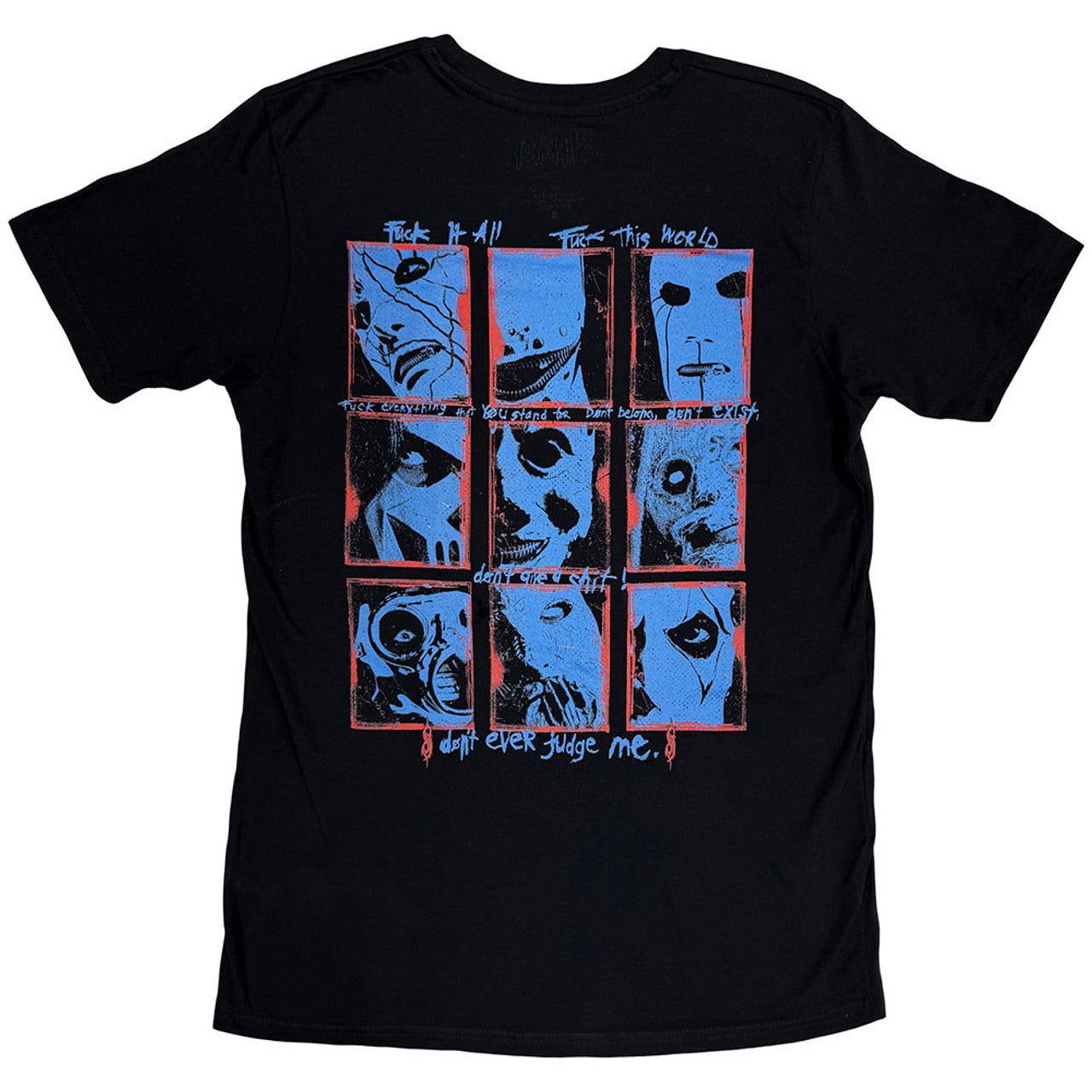 Slipknot Unisex T-Shirt: Here Comes The Pain (Black) (Back Print)