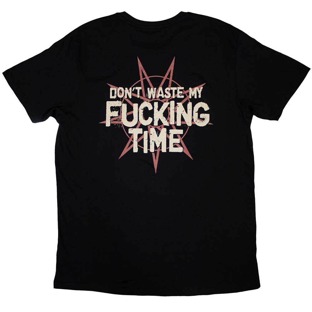 Slipknot Unisex T-Shirt: Fuck Me Up (Black) (Back Print)