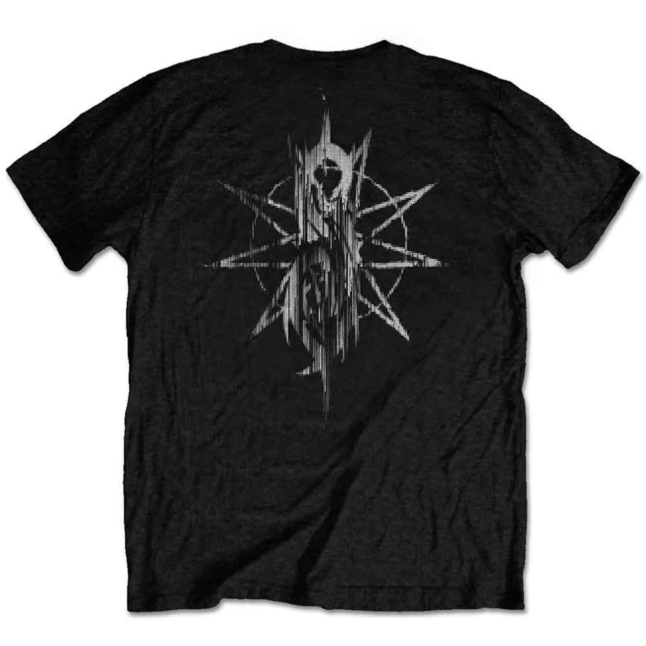Slipknot Unisex T-Shirt: WANYK Group Photo (Black) (Back Print) 