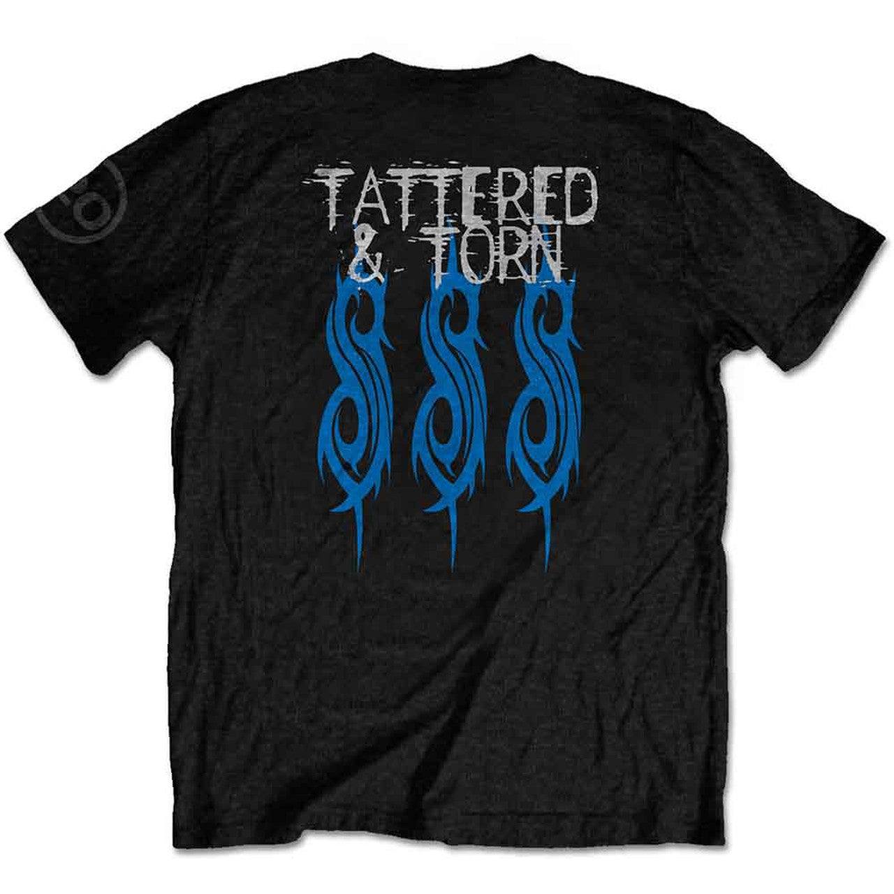 Slipknot Unisex T-Shirt: 20th Anniversary Tattered &amp;amp; Torn (Black) (Back Print) 