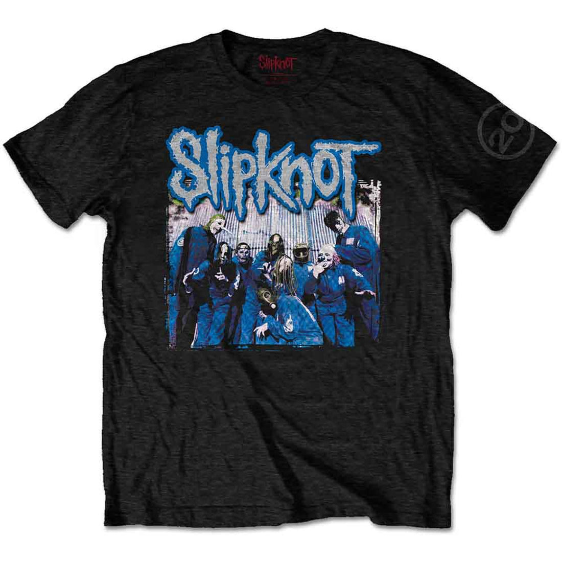 Slipknot Unisex T-Shirt: 20th Anniversary Tattered &amp; Torn (Black) (Back Print)