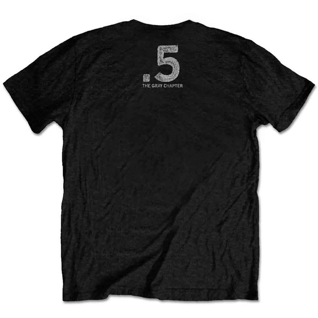 Slipknot Unisex T-Shirt: Gray Chapter Skull (Black) (Back Print)