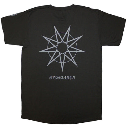 Slipknot Unisex T-Shirt: Amusement Park (Charcoal Grey) (Back Print &amp; Sleeve Print)