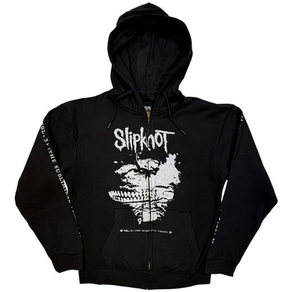 Slipknot Unisex Zipped Hoodie: Subliminal Verses (Black) (Back Print)