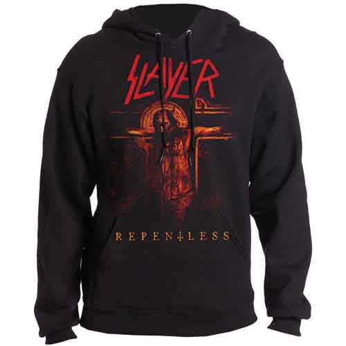 Slayer Unisex Pullover Hoodie: Repentless Crucifix (Black) 
