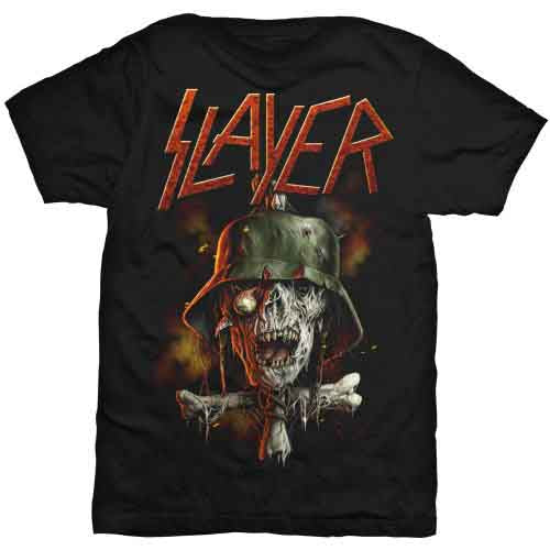 Slayer Unisex T-Shirt: Soldier Cross V.2 (Black) 