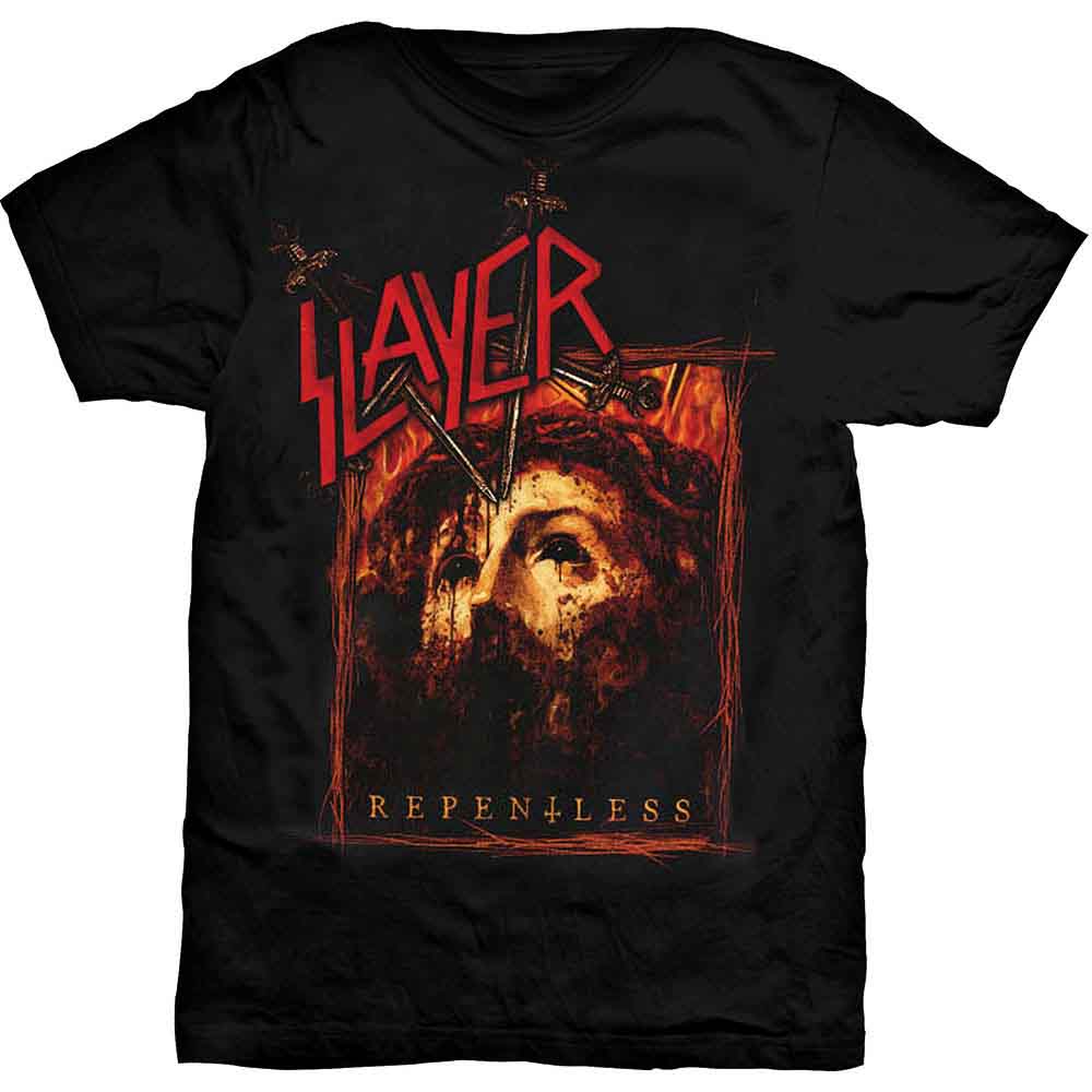 Slayer Unisex T-Shirt: Repentless Rectangle (Black) 