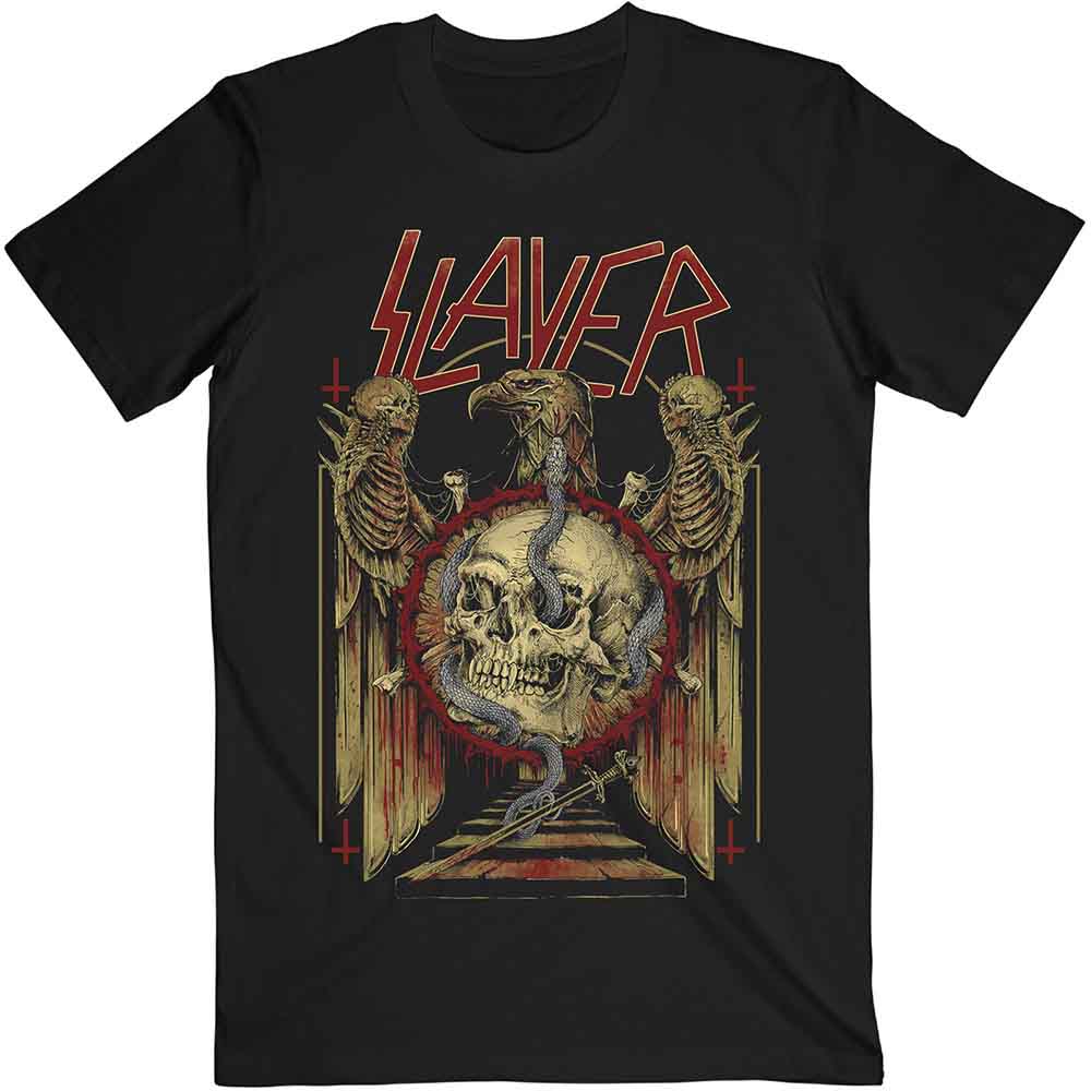 Slayer Unisex T-Shirt: Eagle &amp; Serpent (Black)