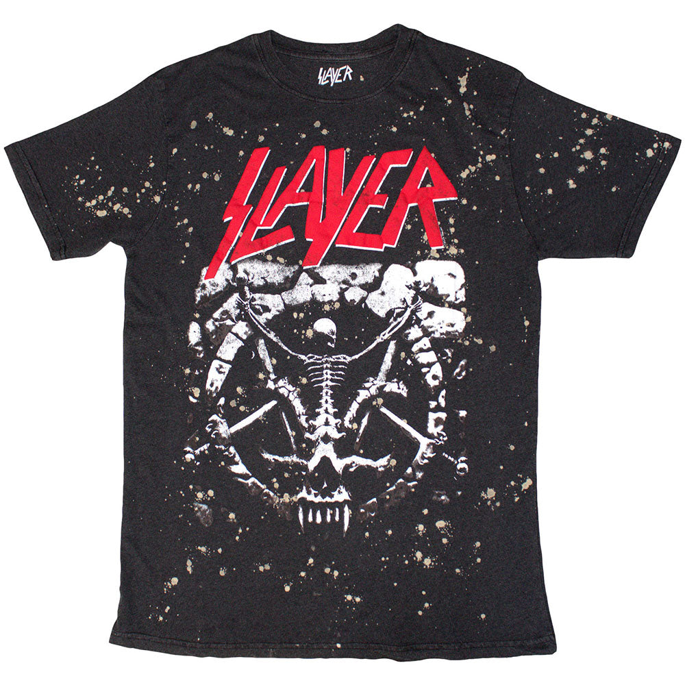 Slayer Unisex T-Shirt: Divine Splatter (Black) (Wash Collection) 