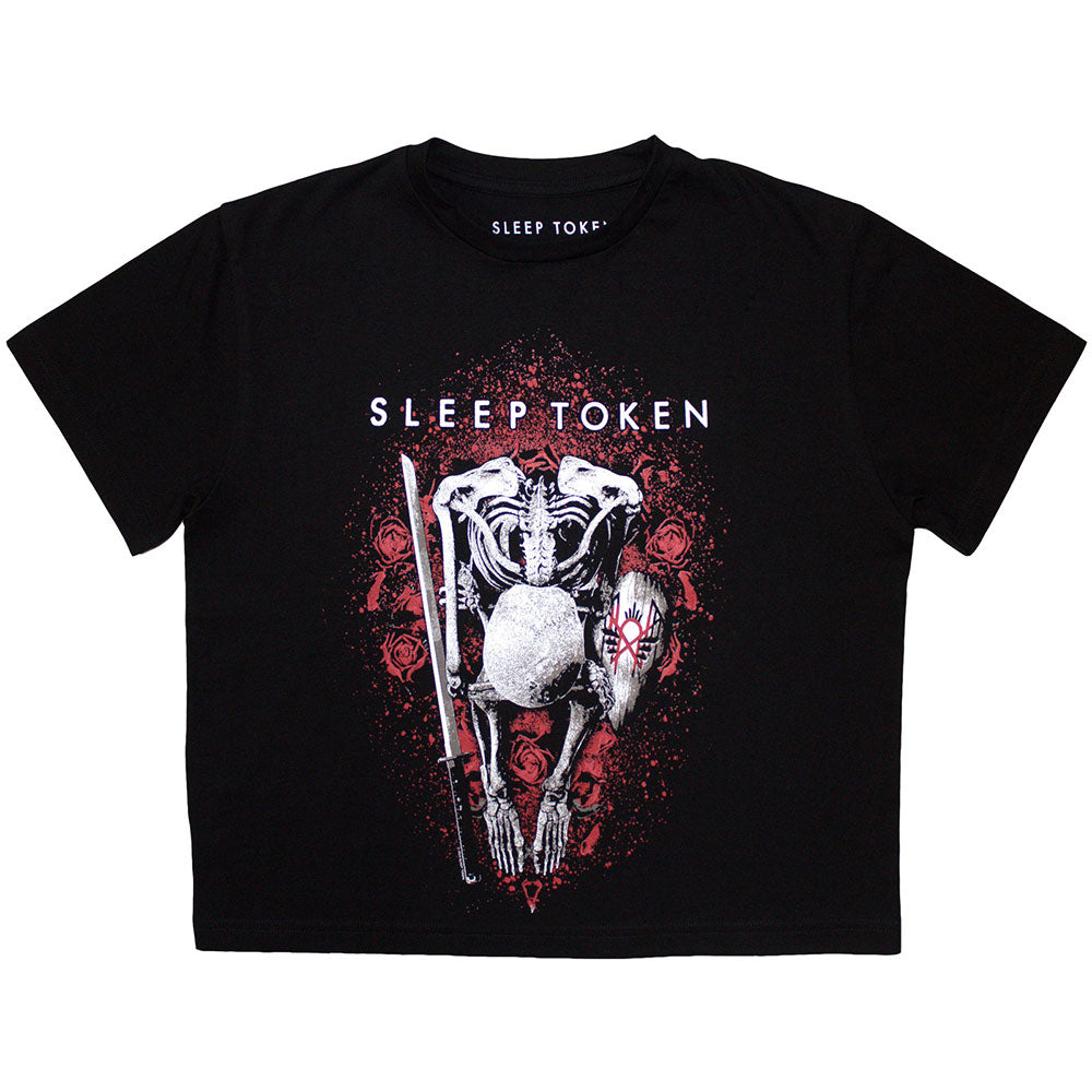 Sleep Token Ladies Crop Top: The Love You Want (Black)