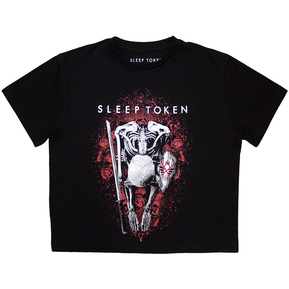 Sleep Token Ladies Crop Top: The Love You Want (Black)
