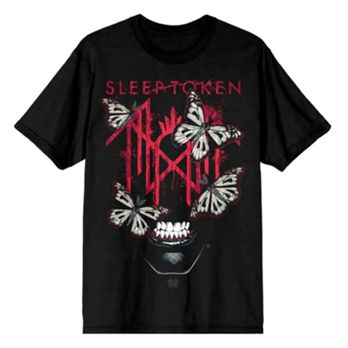 Sleep Token Unisex T-Shirt: Rhys Logo Face (Black)